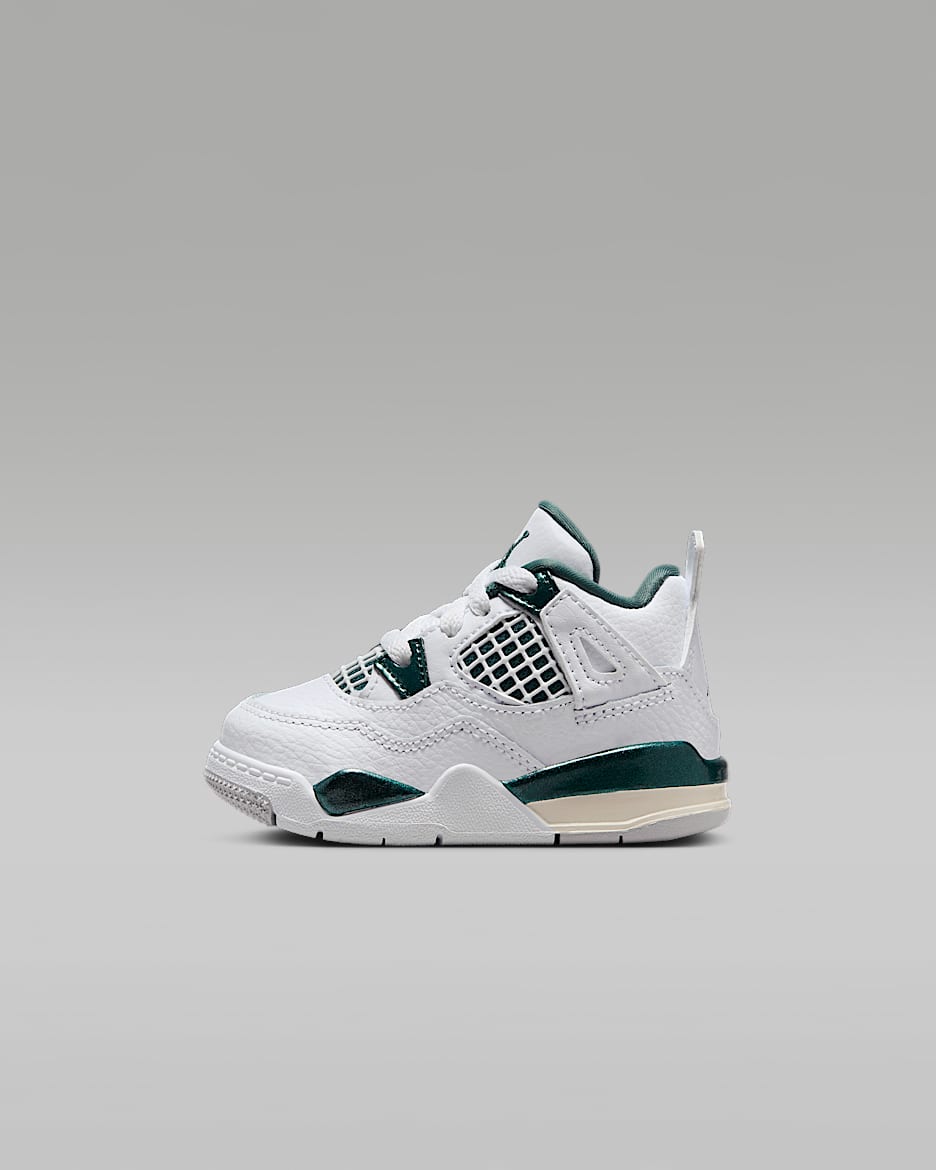 Tenis para bebe e infantil Jordan 4 Retro Oxidized Green Nike